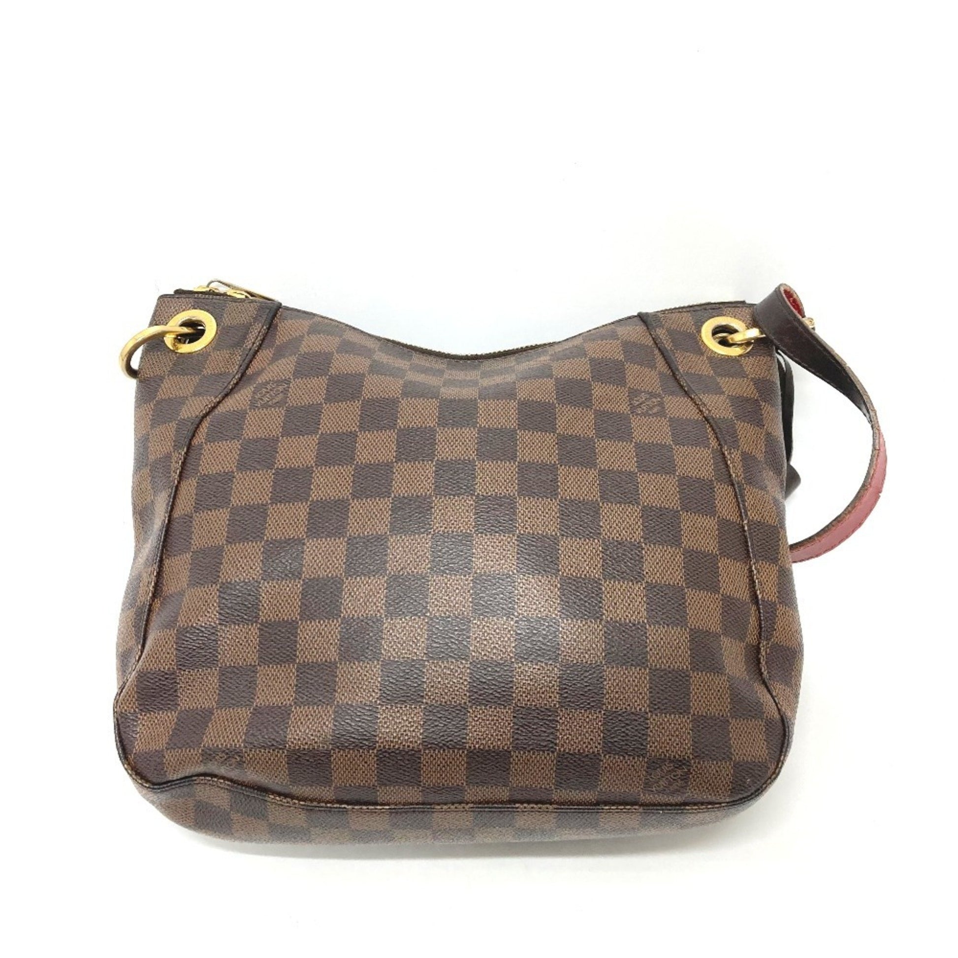 Louis Vuitton South Bank, Brown, Canvas, shoulder