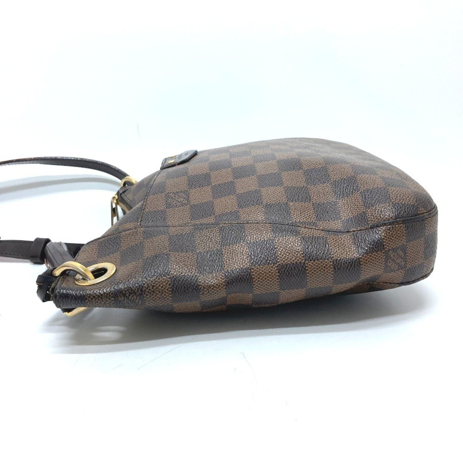 Louis Vuitton South Bank, Brown, Canvas, shoulder