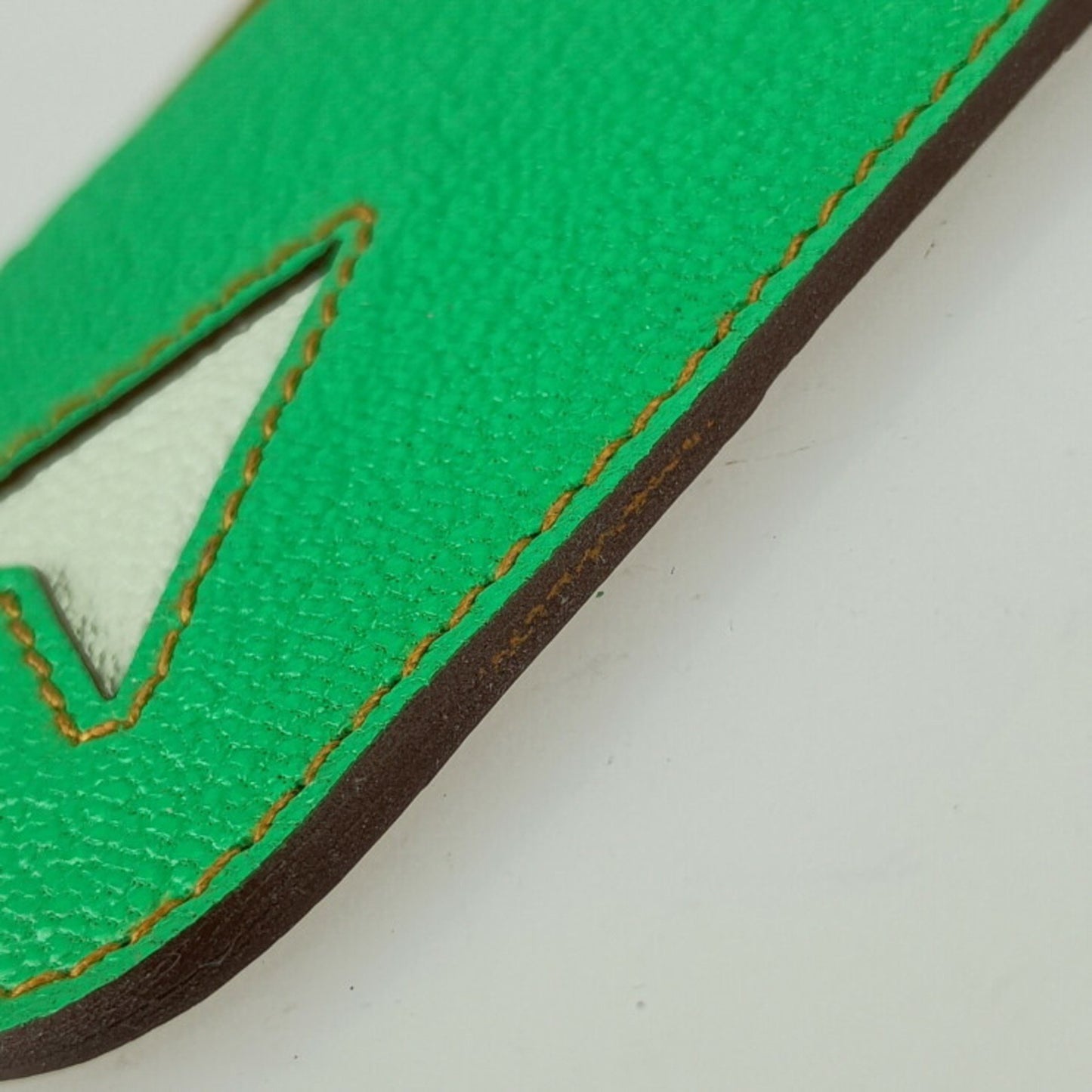 Hermès, Green, Leather, wallet