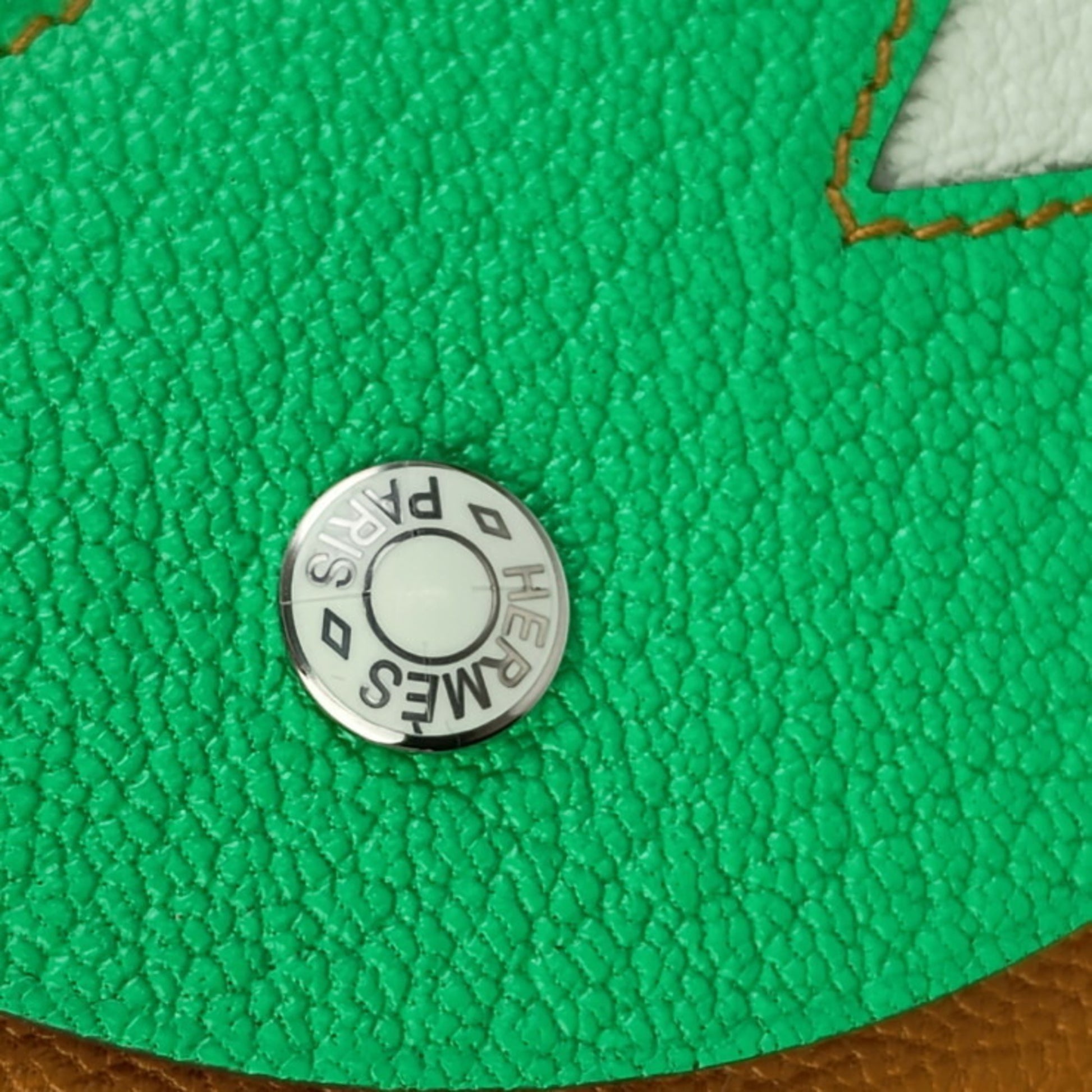 Hermès, Green, Leather, wallet