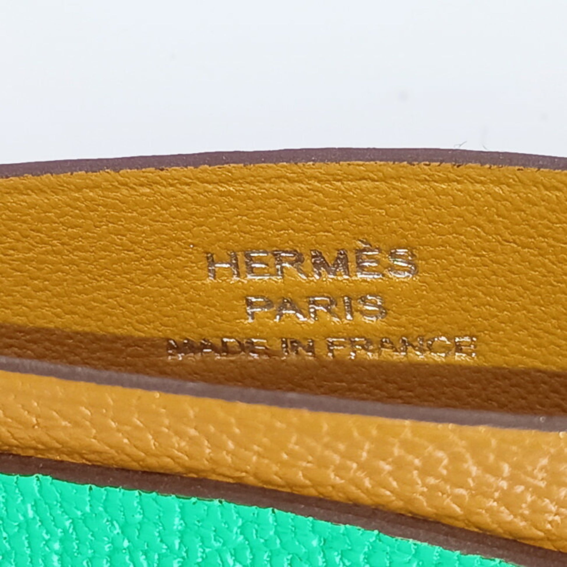 Hermès, Green, Leather, wallet