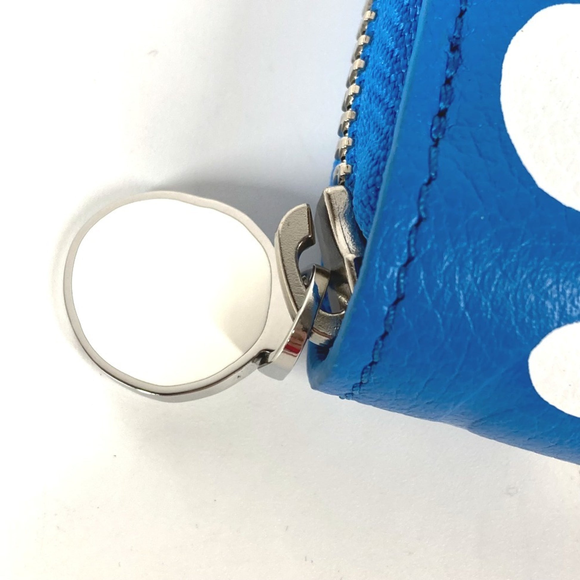 Louis Vuitton Portefeuille zippy, Blue, Leather, wallet