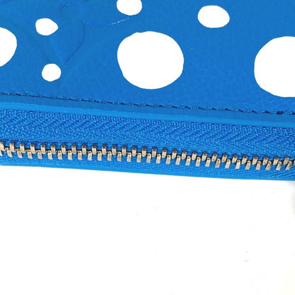 Louis Vuitton Portefeuille zippy, Blue, Leather, wallet