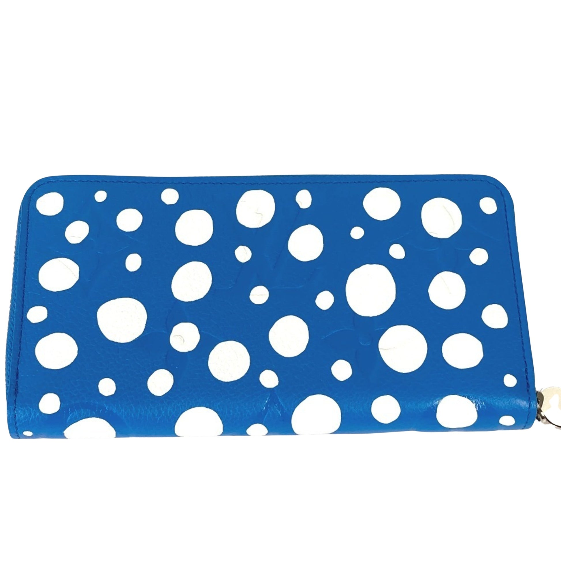 Louis Vuitton Portefeuille zippy, Blue, Leather, wallet