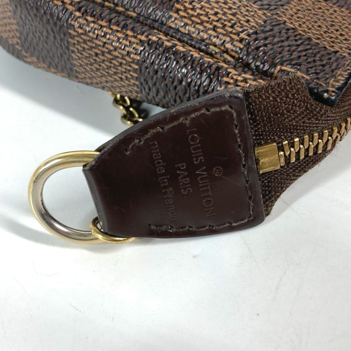 Louis Vuitton Mini Pochette Accessoires, Brown, Canvas, clutch