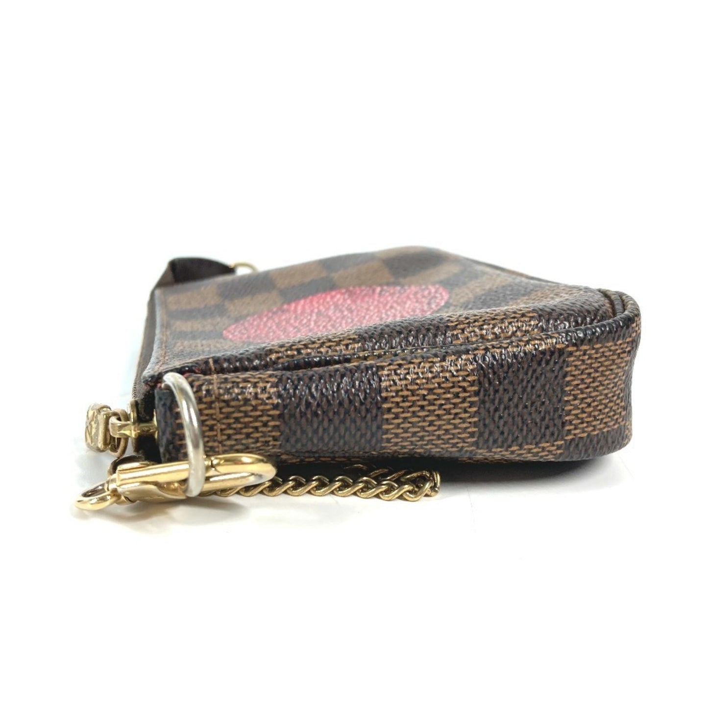 Louis Vuitton Mini Pochette Accessoires, Brown, Canvas, clutch