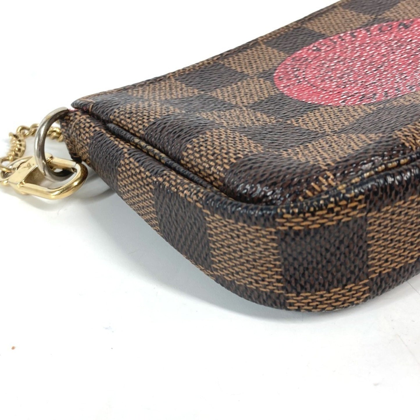 Louis Vuitton Mini Pochette Accessoires, Brown, Canvas, clutch