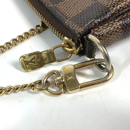 Louis Vuitton Mini Pochette Accessoires, Brown, Canvas, clutch