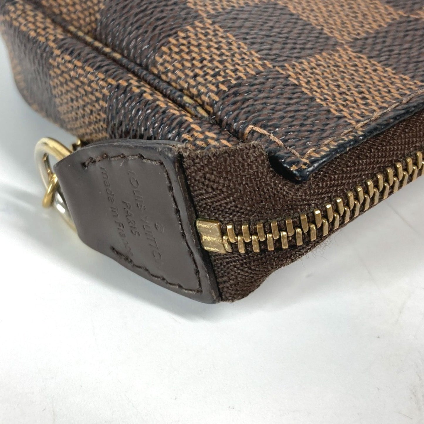 Louis Vuitton Mini Pochette Accessoires, Brown, Canvas, clutch