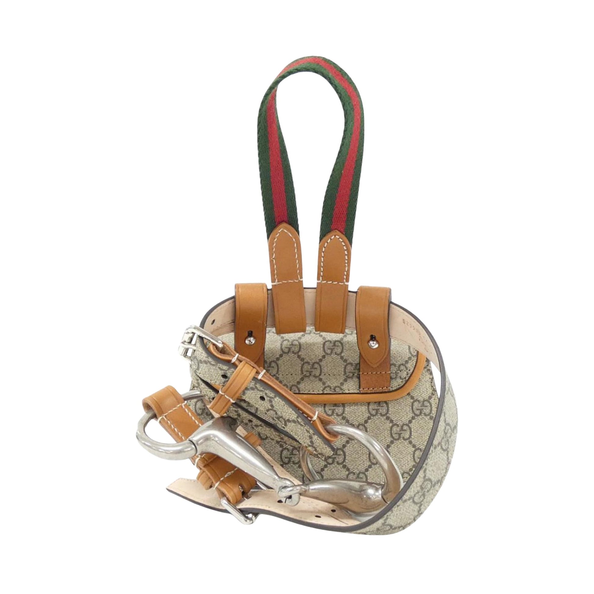 Gucci Bamboo, Beige, Leather, clutch