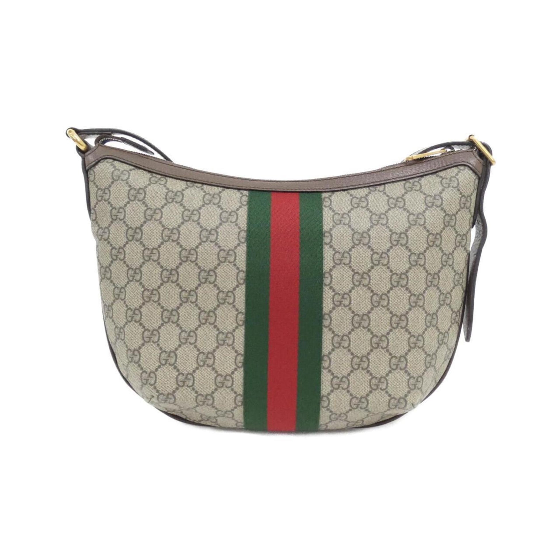 Gucci Ophidia, Beige, Canvas, shoulder