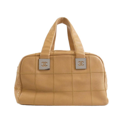 Chanel Chocolate bar, Beige, Leather, handbag