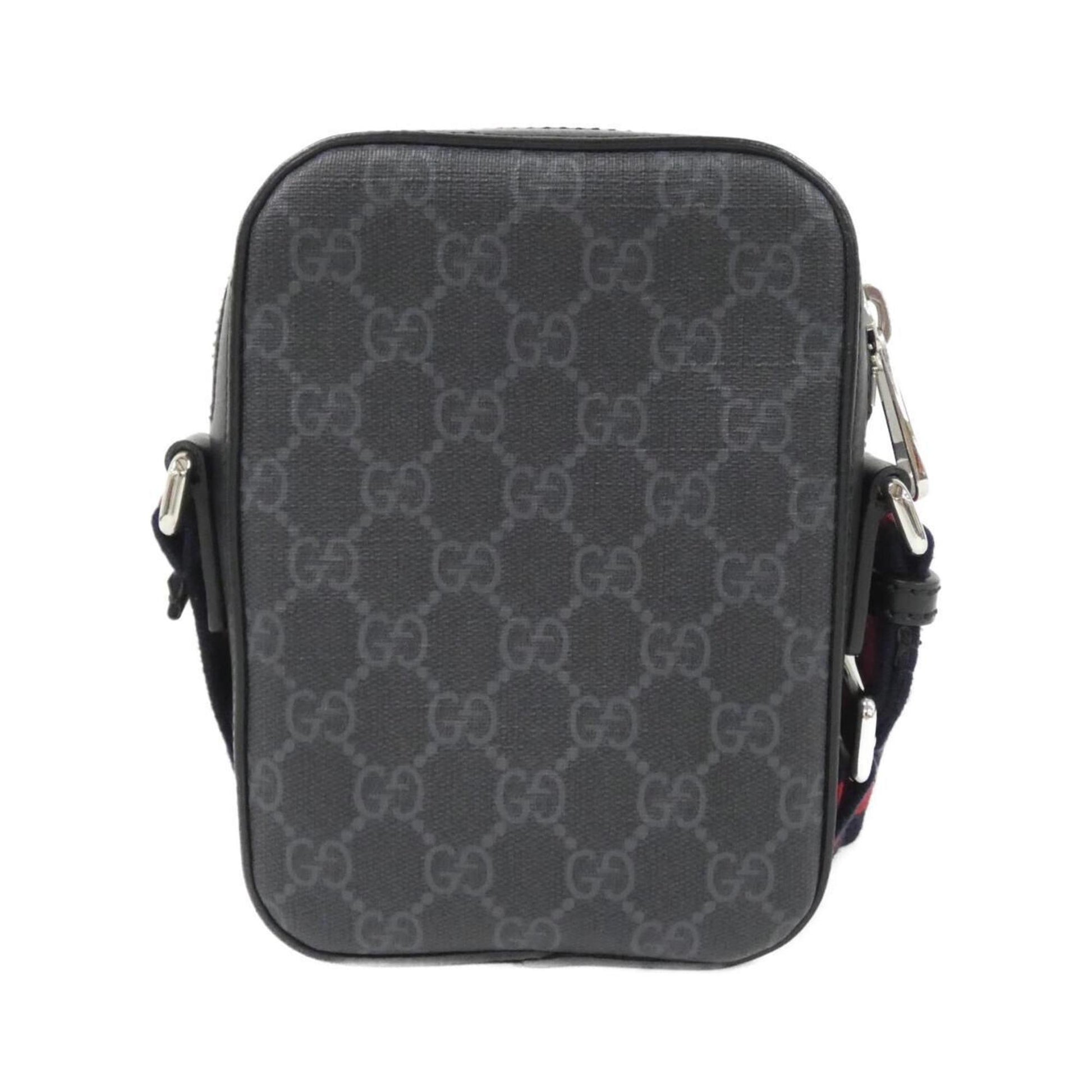 Gucci Web, Black, Canvas, shoulder