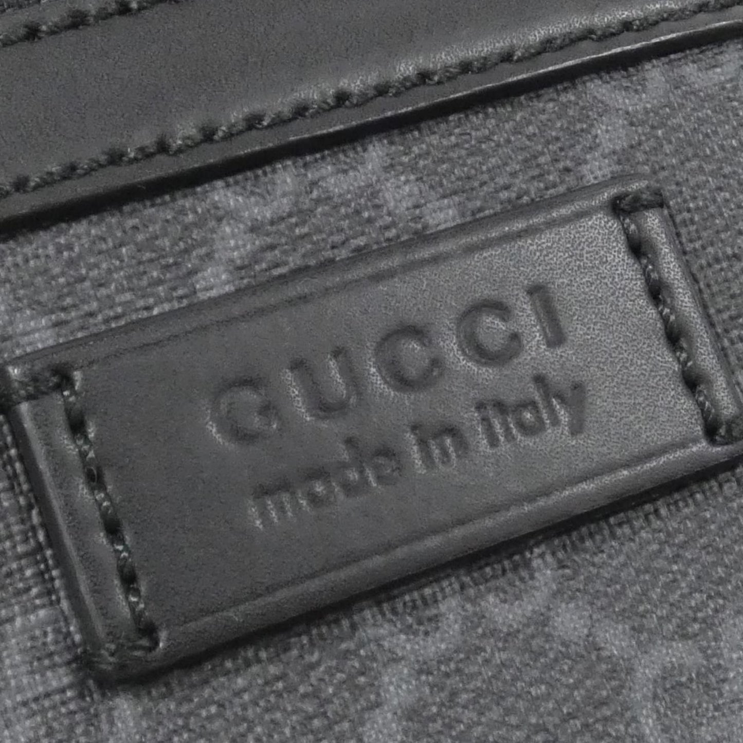 Gucci Web, Black, Canvas, shoulder