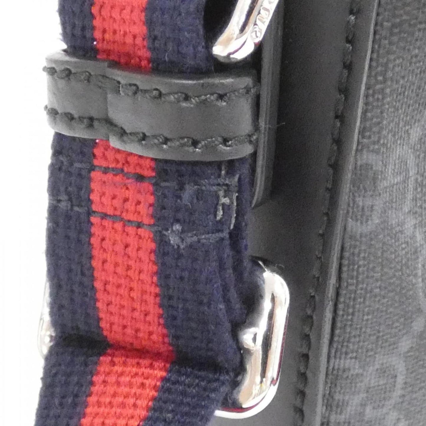 Gucci Web, Black, Canvas, shoulder