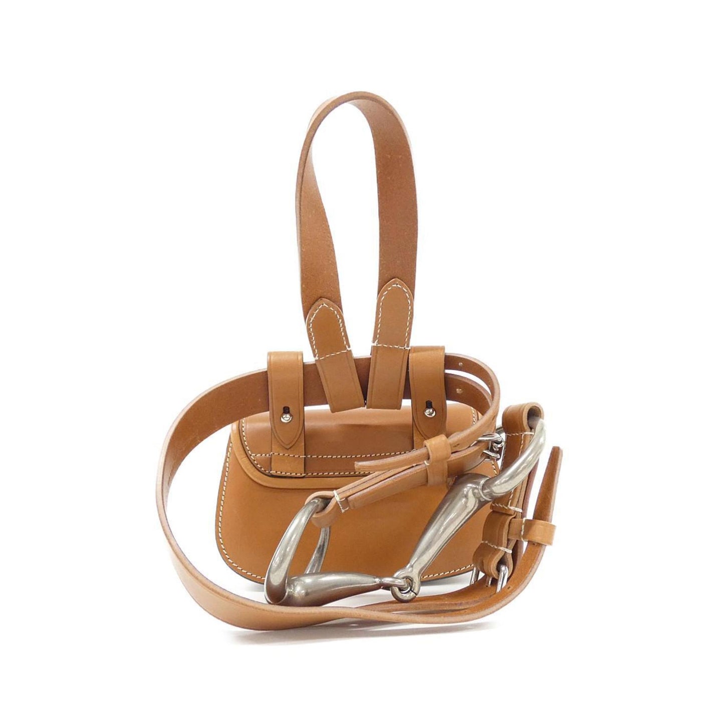 Gucci Bamboo, Brown, Leather, clutch