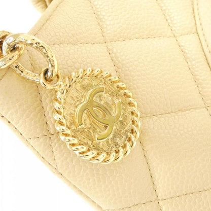 Chanel Medaillon, Beige, Leather, handbag