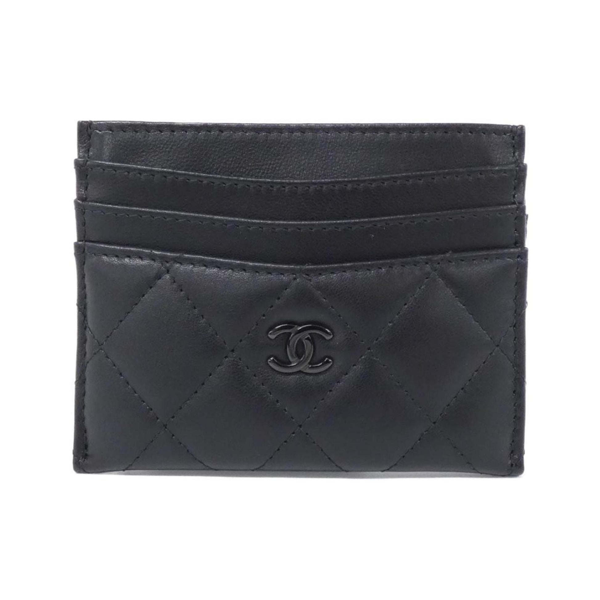 Chanel Timeless, Black, Leather, wallet