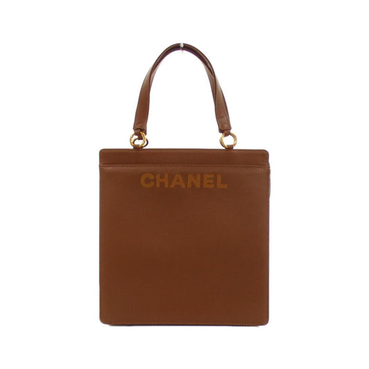 Chanel Petite Shopping Tote, Brown, Leather, handbag