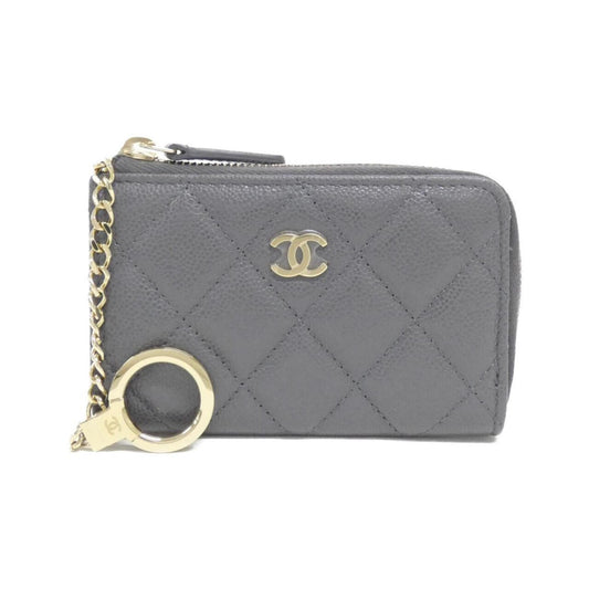 Chanel Timeless/classique, Grey, Leather, wallet