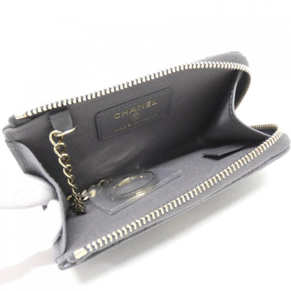 Chanel Timeless/classique, Grey, Leather, wallet