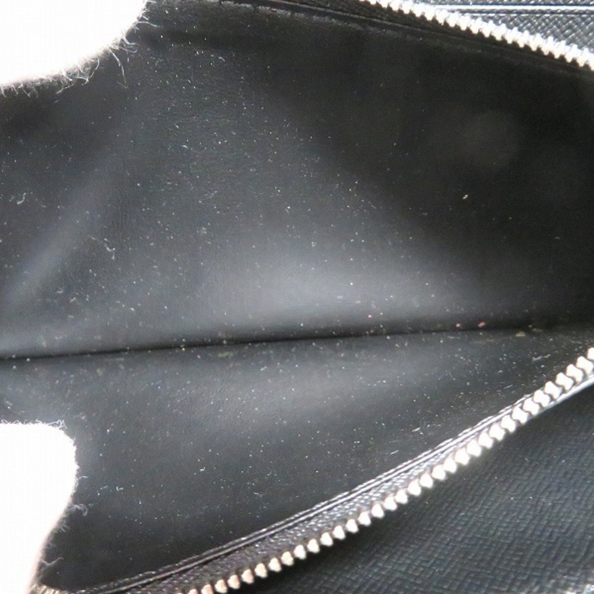 Louis Vuitton Zippy organizer, Black, Canvas, wallet