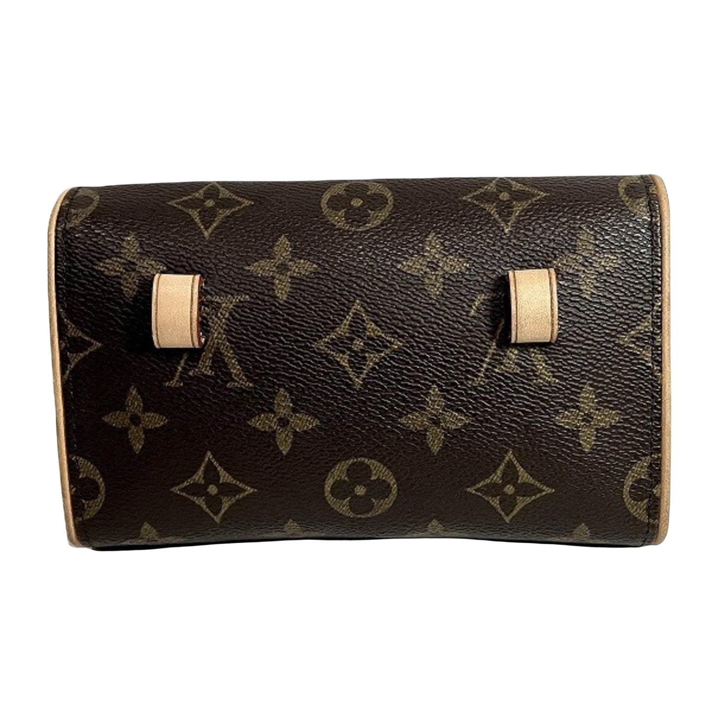 Louis Vuitton Pochette florentine, Brown, Canvas, clutch