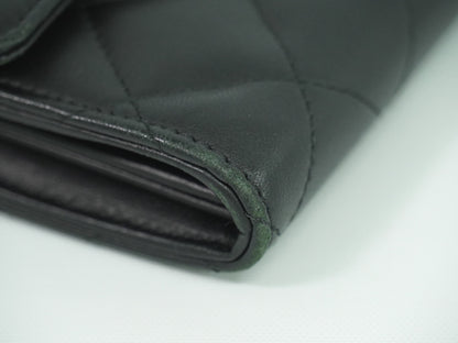Chanel Timeless/classique, Black, Leather, wallet