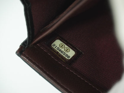 Chanel Timeless/classique, Black, Leather, wallet