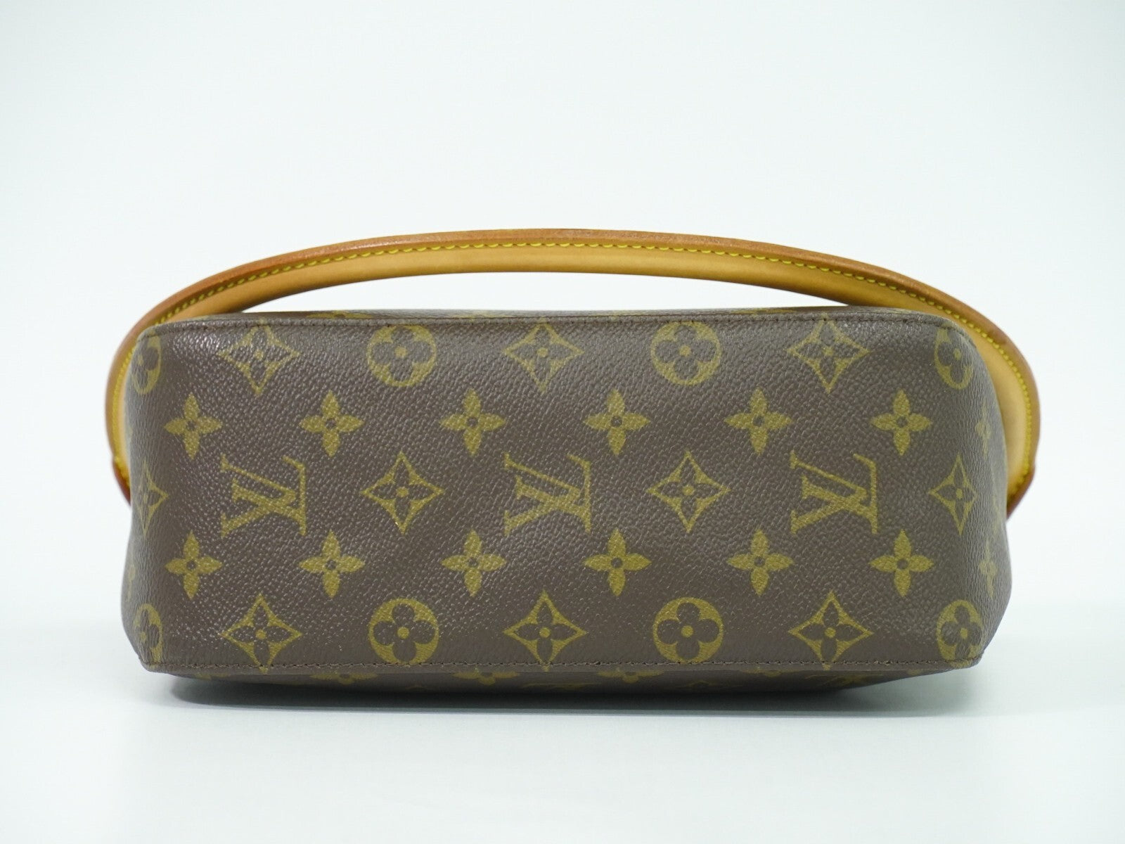 Louis Vuitton Looping MM, Brown, Canvas, handbag