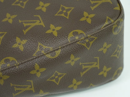 Louis Vuitton Looping MM, Brown, Canvas, handbag