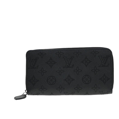 Louis Vuitton Portefeuille zippy, Black, Leather, wallet