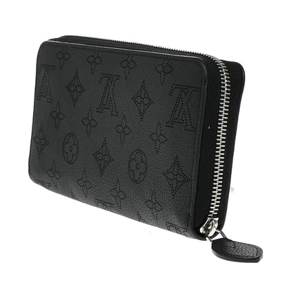Louis Vuitton Portefeuille zippy, Black, Leather, wallet