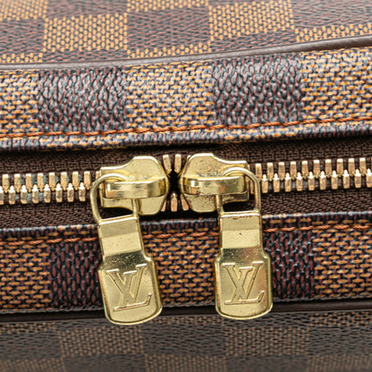 Louis Vuitton Ipanema, Brown, Canvas, shoulder