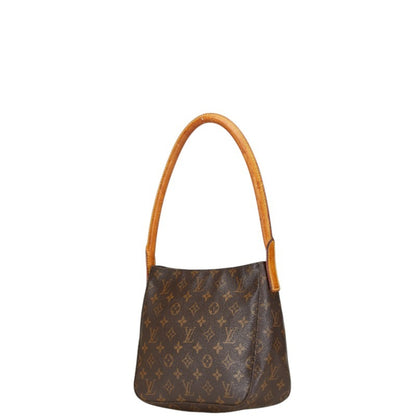 Louis Vuitton Looping MM, Brown, Canvas, shoulder
