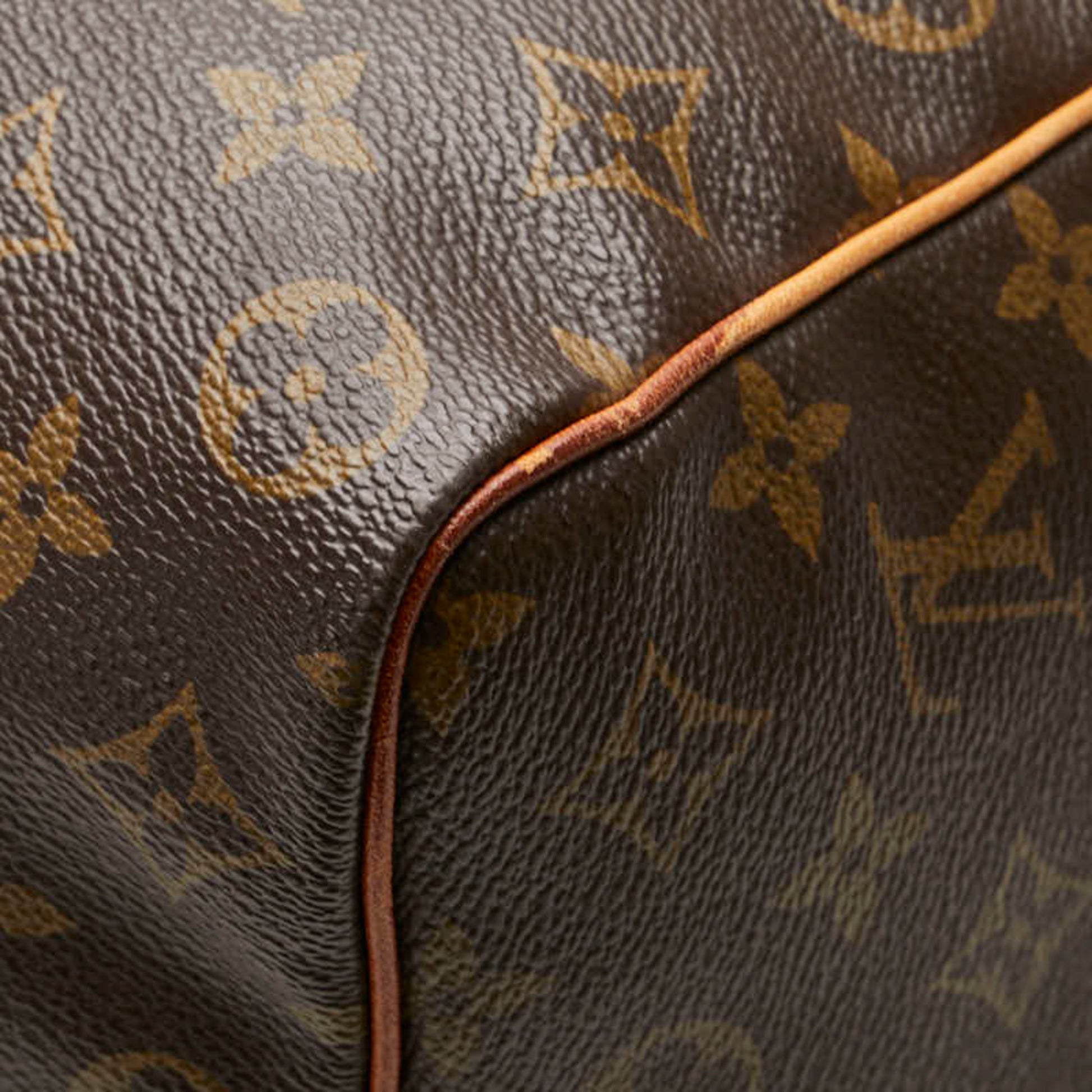 Louis Vuitton Keepall 50, Brown, Canvas, travel