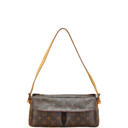 Louis Vuitton Viva Cité, Brown, Canvas, shoulder