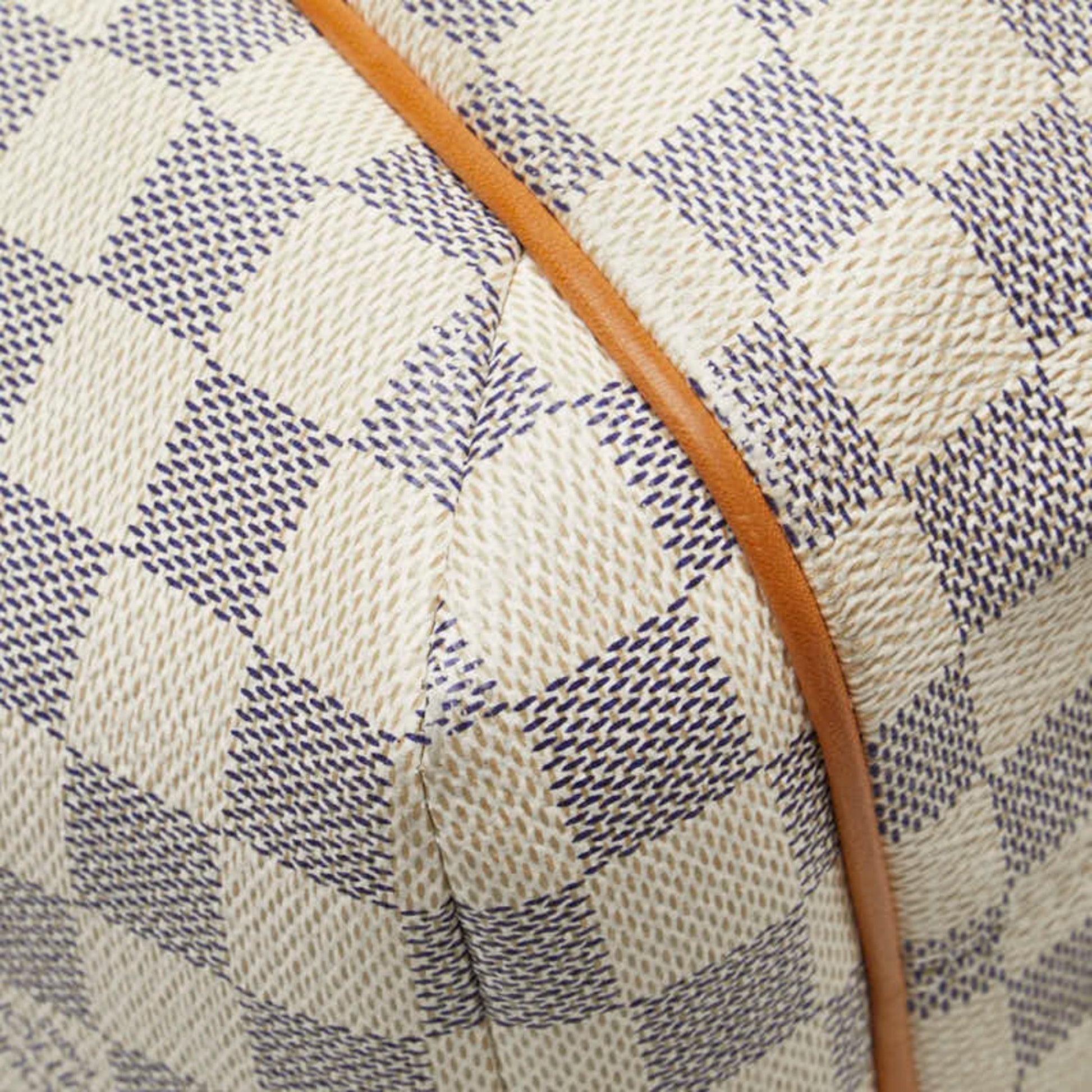 Louis Vuitton Totally, White, Canvas, shoulder