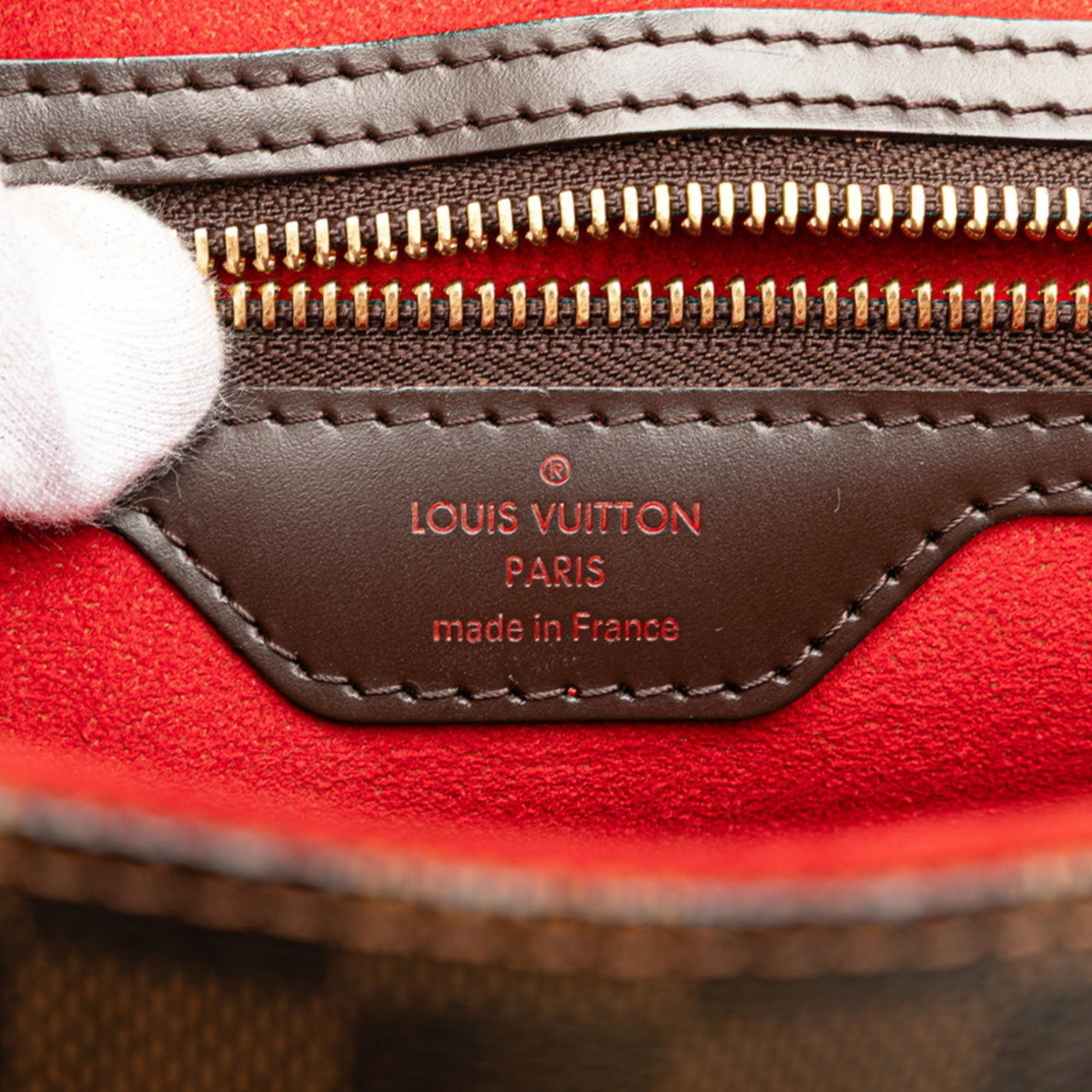 Louis Vuitton Bergamo, Brown, Canvas, shoulder