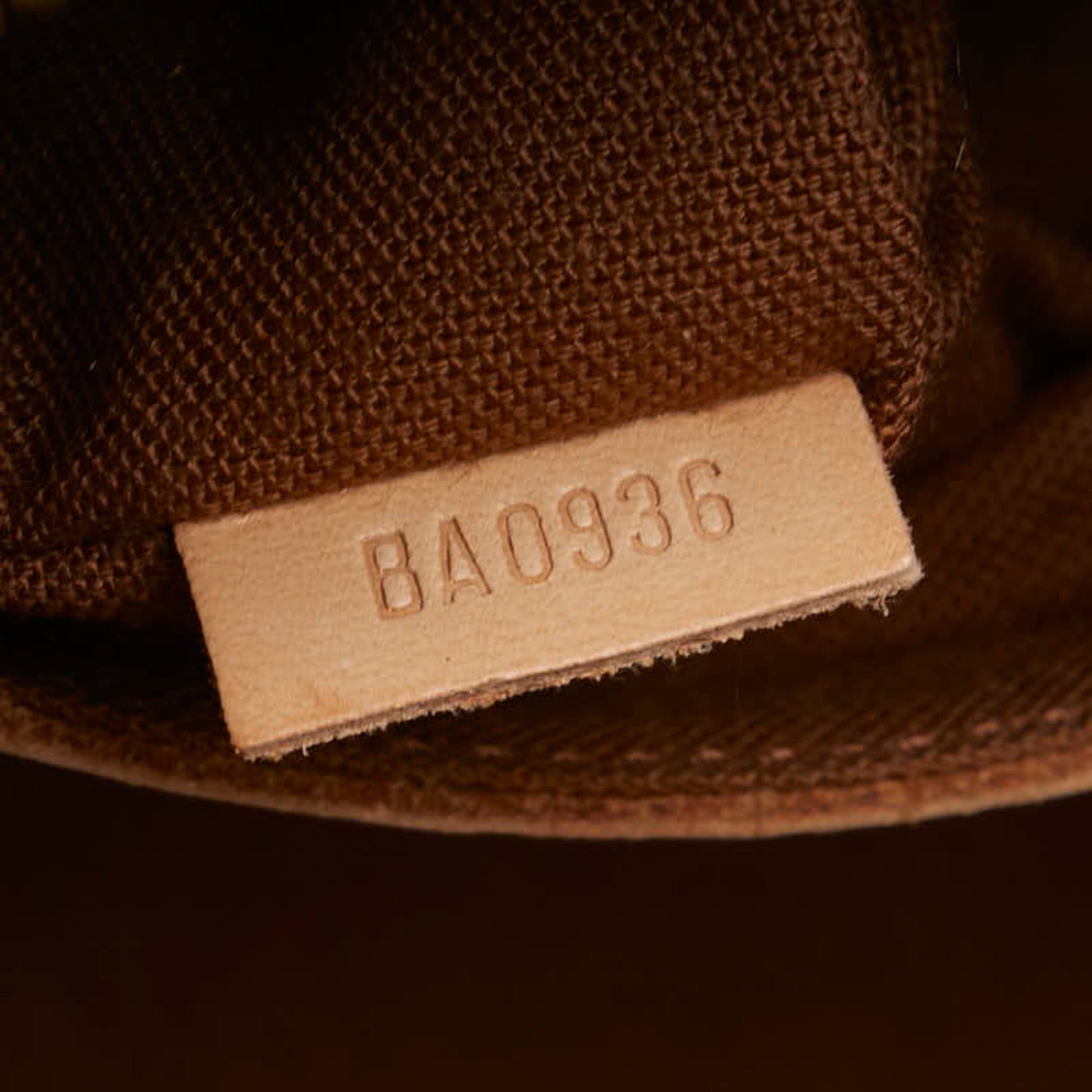 Louis Vuitton Alma, Brown, Canvas, handbag