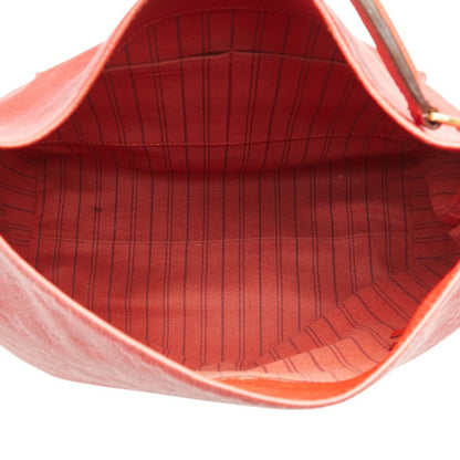 Louis Vuitton Metis, Red, Leather, handbag