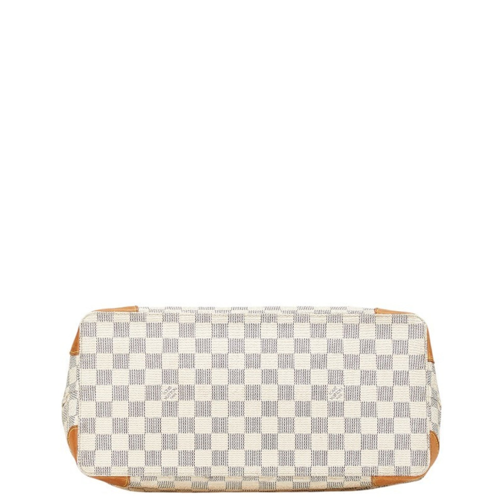 Louis Vuitton Hampstead, White, Canvas, tote