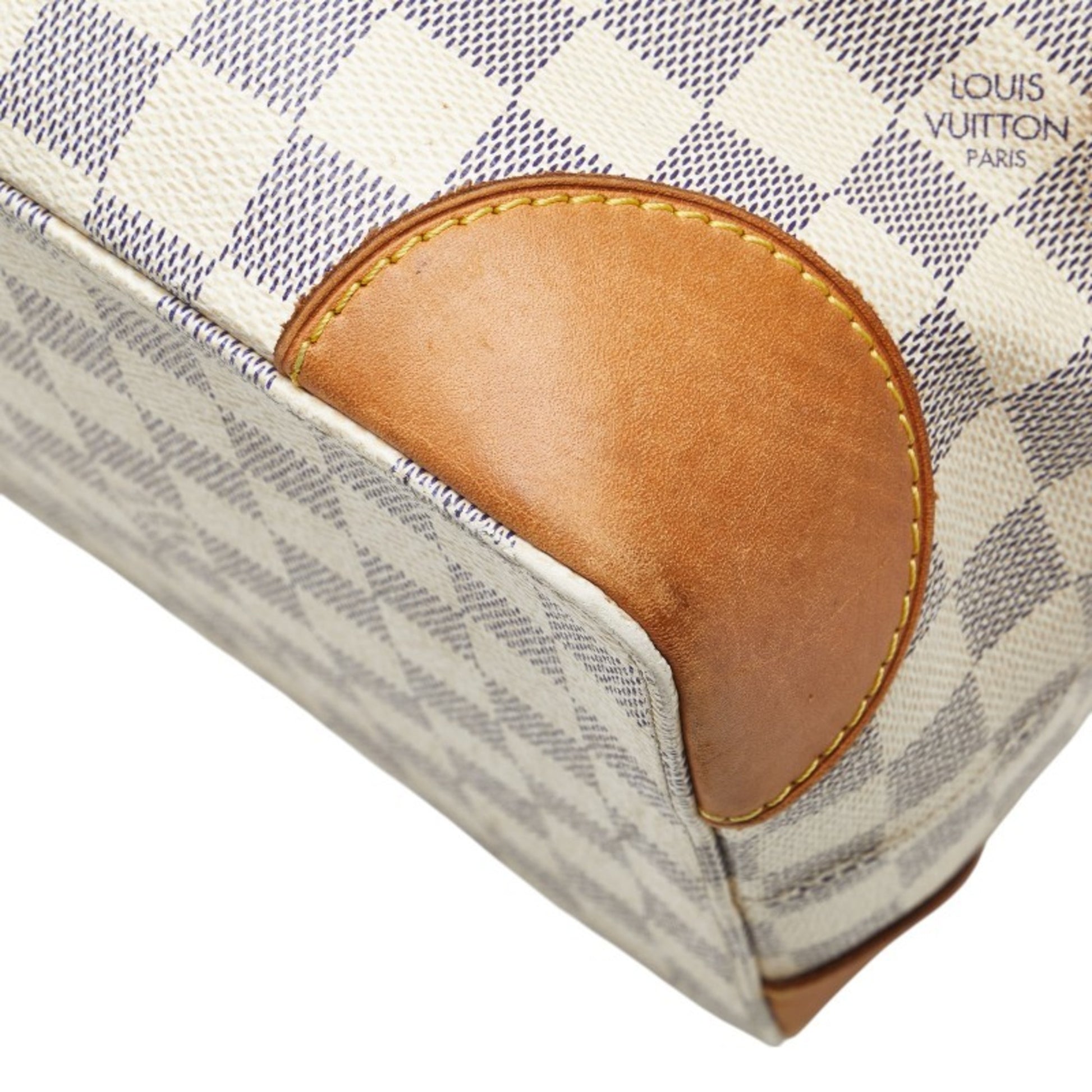 Louis Vuitton Hampstead, White, Canvas, tote