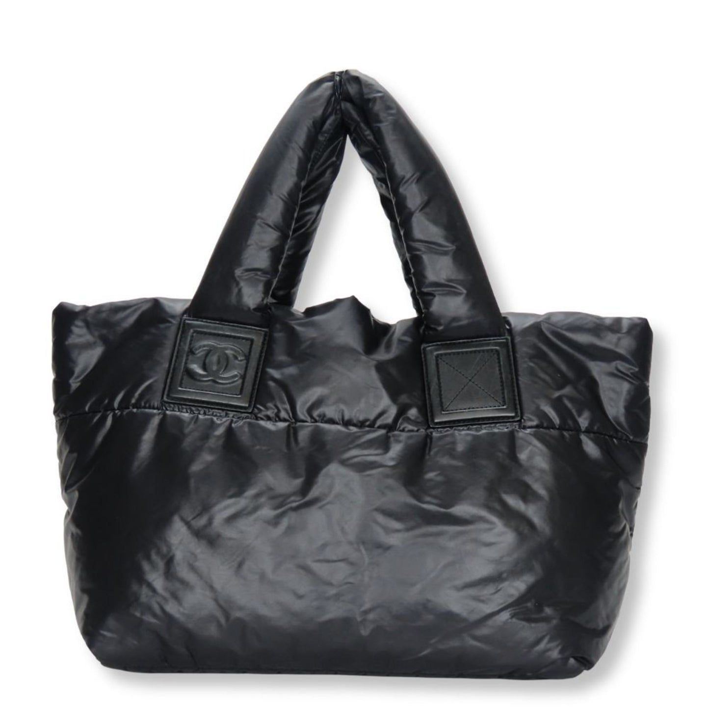 Chanel Coco Cocoon, Black, NYLON, tote
