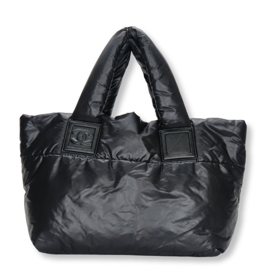 Chanel Coco Cocoon, Black, NYLON, tote