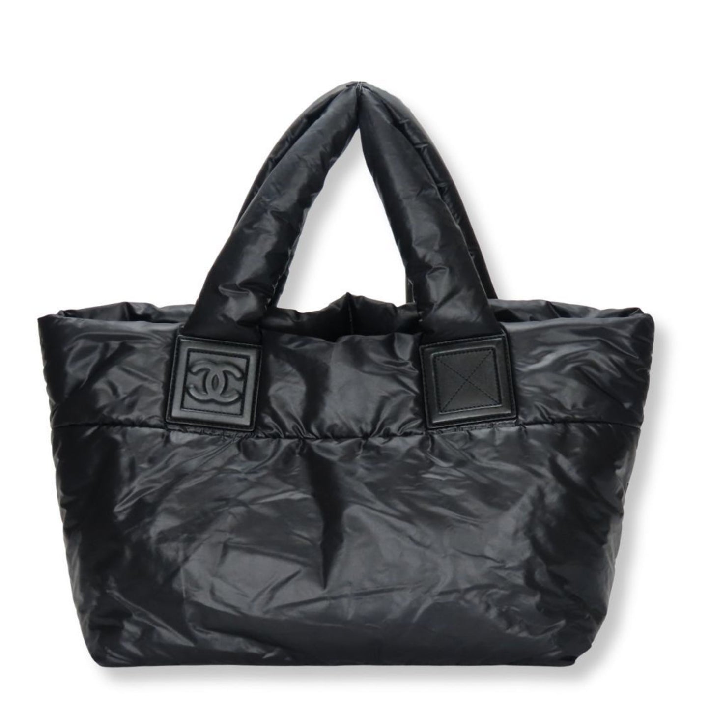 Chanel Coco Cocoon, Black, NYLON, tote
