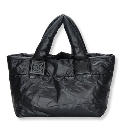 Chanel Coco Cocoon, Black, NYLON, tote