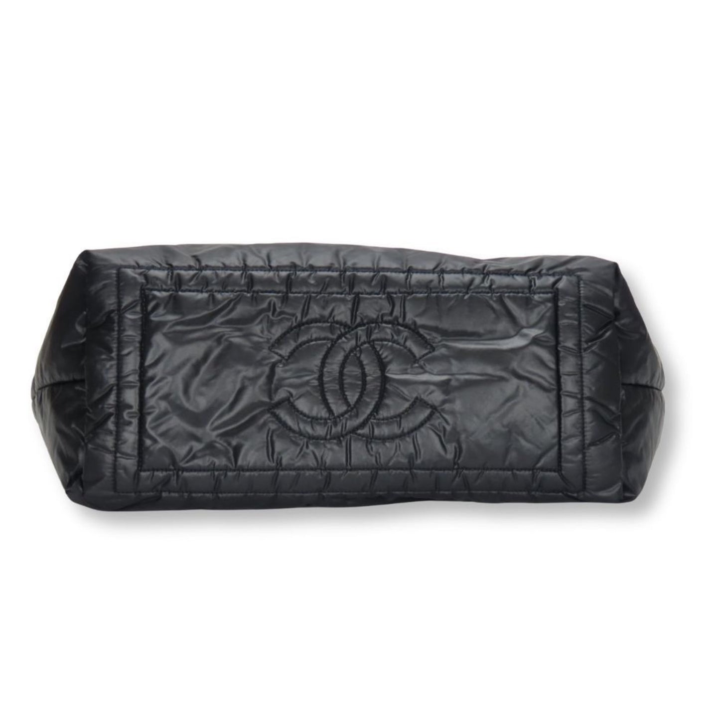 Chanel Coco Cocoon, Black, NYLON, tote
