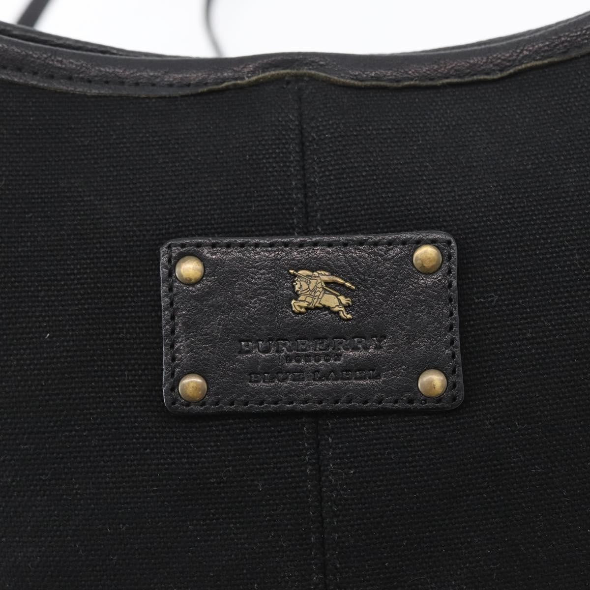 Burberry Blue Label Canvas, Black, Canvas, Shoulder Bag
