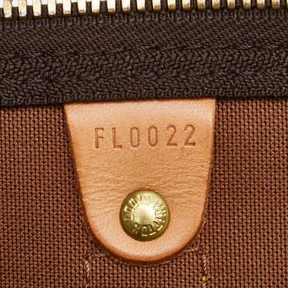Louis Vuitton Keepall 60, Brown, Canvas, travel